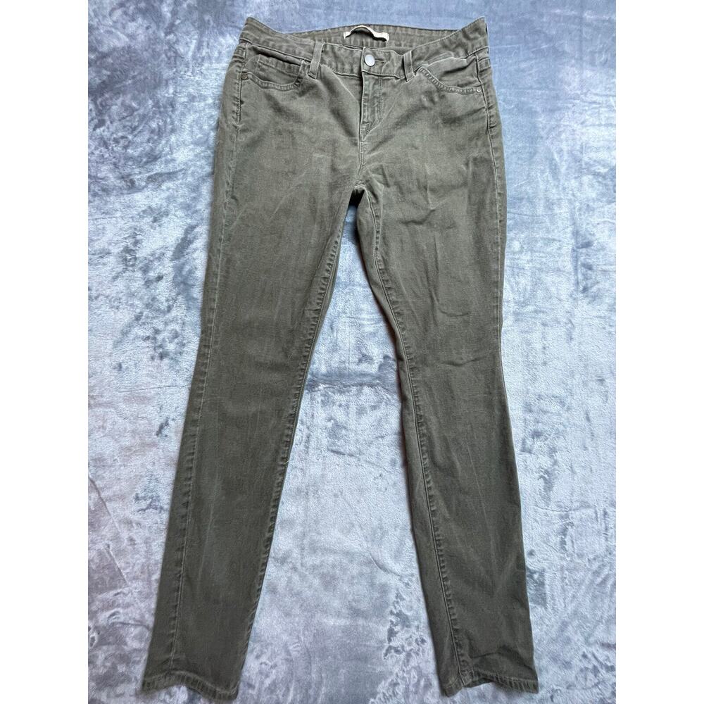 Vince‎ Jeans Womens 30 Green Denim Made in USA Slim